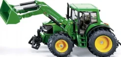 John deere traktor med frontlæsser 1:32