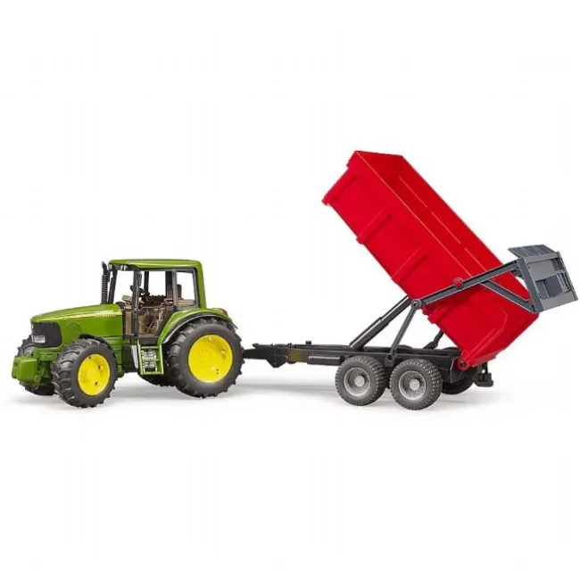John Deere 6920 Traktor med trailer