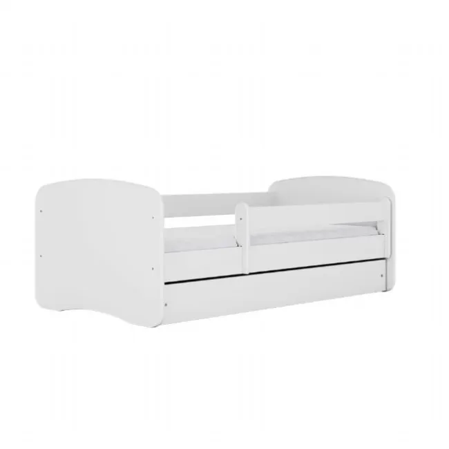 Juniorseng Hvid m. Skuffe og Madras