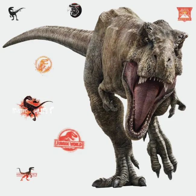 Jurassic World T-Rex Wallstickers