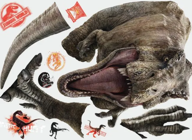 Jurassic World T-Rex Wallstickers