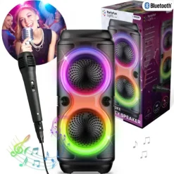 Karaoke Party Speaker med Mikrofon