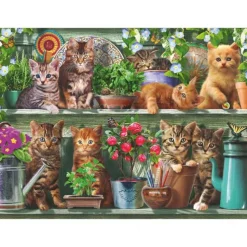 Katte på Hylden 500 Brikker