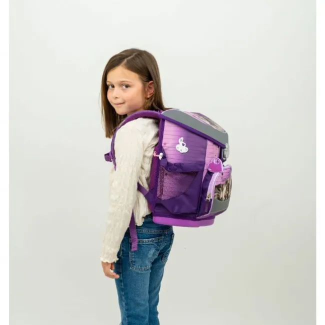 Katte Skoletaske med 4 Dele