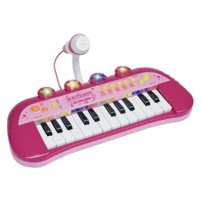 Keyboard med Mikrofon