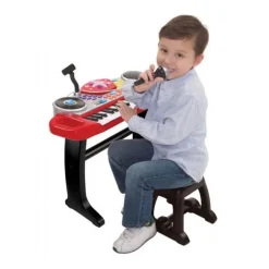 Keyboard til børn med skammel