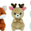 Kidimols Skovdyr Bamser 3-pack