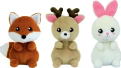 Kidimols Skovdyr Bamser 3-pack