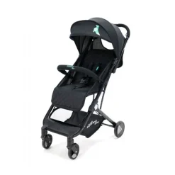 Klapvogn Flight Travel+, Sort/aqua