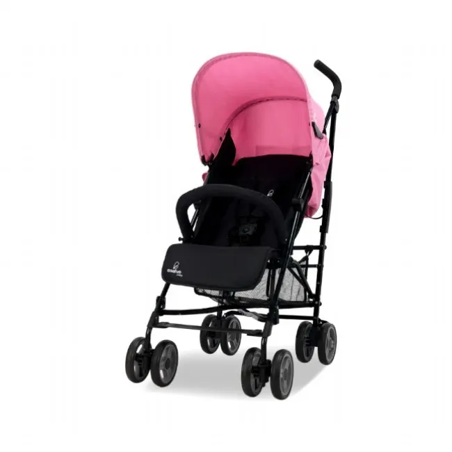 Klapvogn Trotter Plus, Rosa/Sort