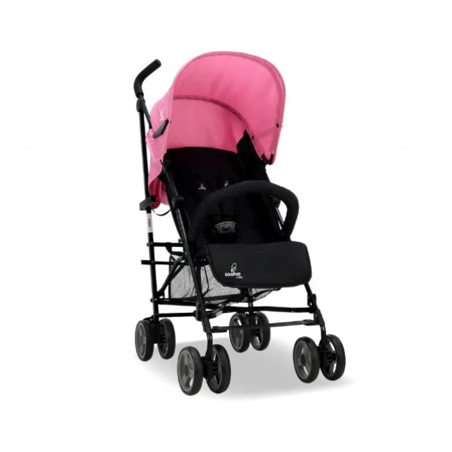 Klapvogn Trotter Plus, Rosa/Sort
