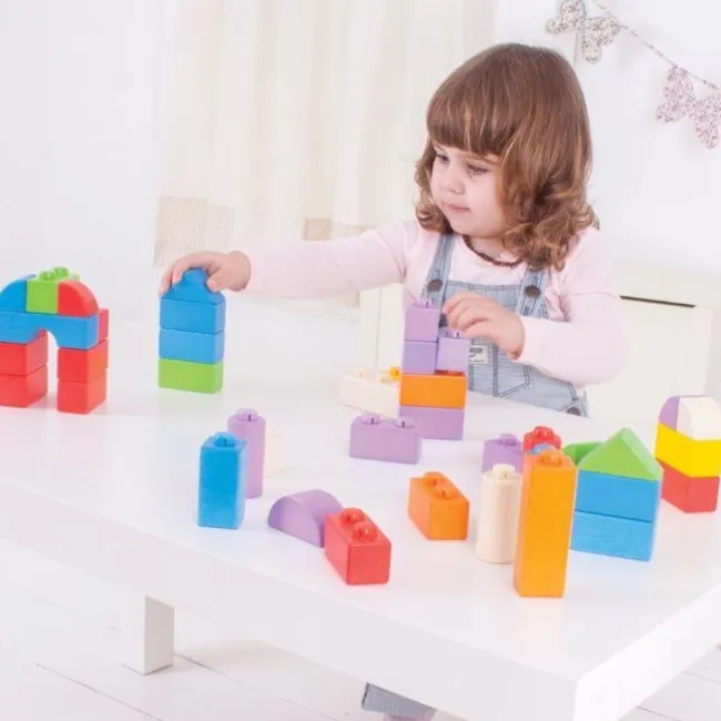 Klik blokke - farve 100stk