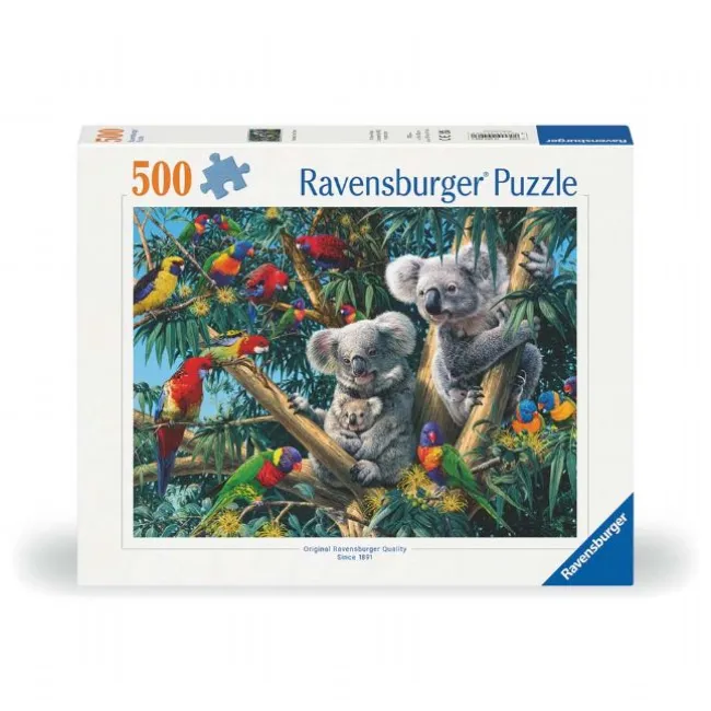Koalaer i et Træ 500 Brikker