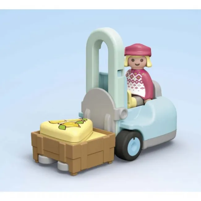Økologiske markedsstand + Gaffeltruck