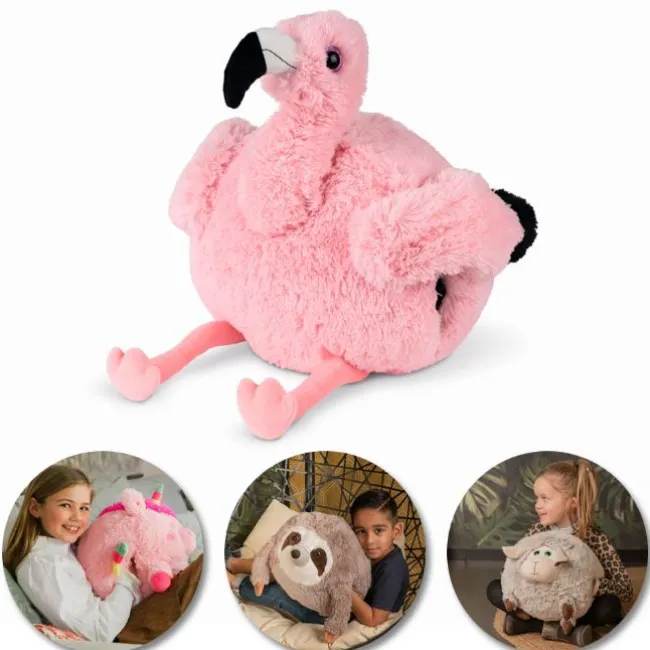Krammebamse, flamingo
