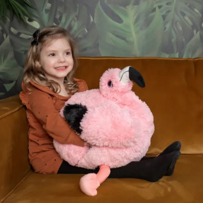 Krammebamse, flamingo