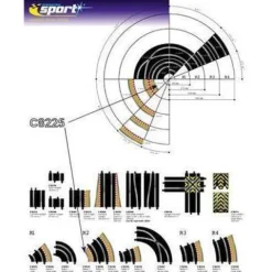 Kurve borders R2 45° Sport