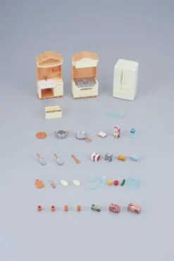 Landhus køkken med køleskab