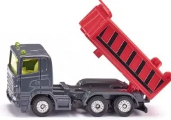 Lastbil med tippelad og vippetrailer