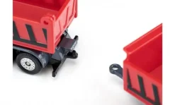 Lastbil med tippelad og vippetrailer