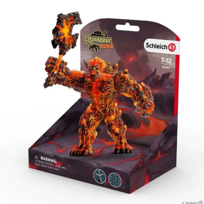 Lava-golem med våben