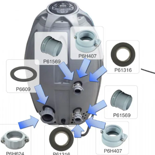 Lay-Z-Spa O-ring til Adapter A