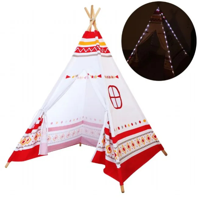LED Tipi rød/hvid