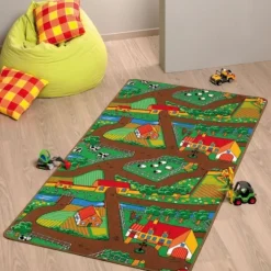 Legetæppe Bondegård 100x165 cm
