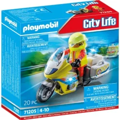Lægemotorcykel med blinklys
