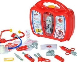 Lægetaske med mobiltelefon