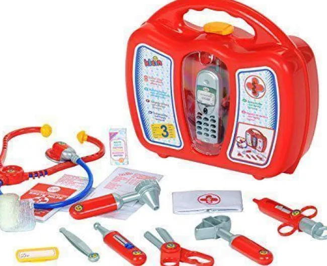 Lægetaske med mobiltelefon