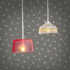 Lundby 2 loftslamper m. batteri