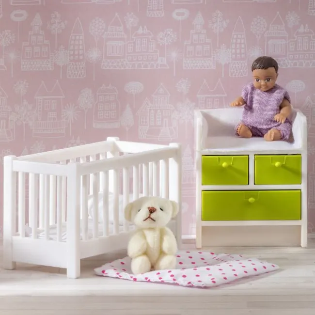 Lundby tremmeseng & puslebord