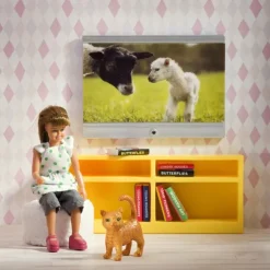 Lundby TV-sæt med Puf