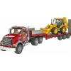 MACK Granite lastbil med gravko