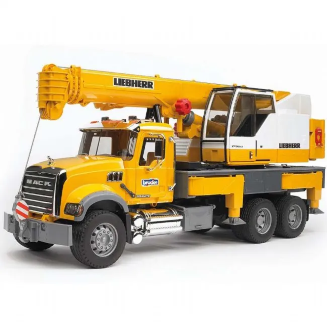 MACK Granite Liebherr Kranlastbil
