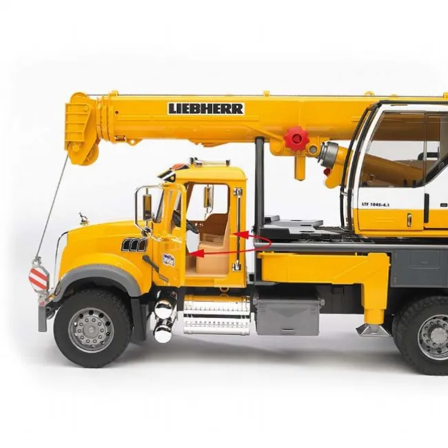 MACK Granite Liebherr Kranlastbil