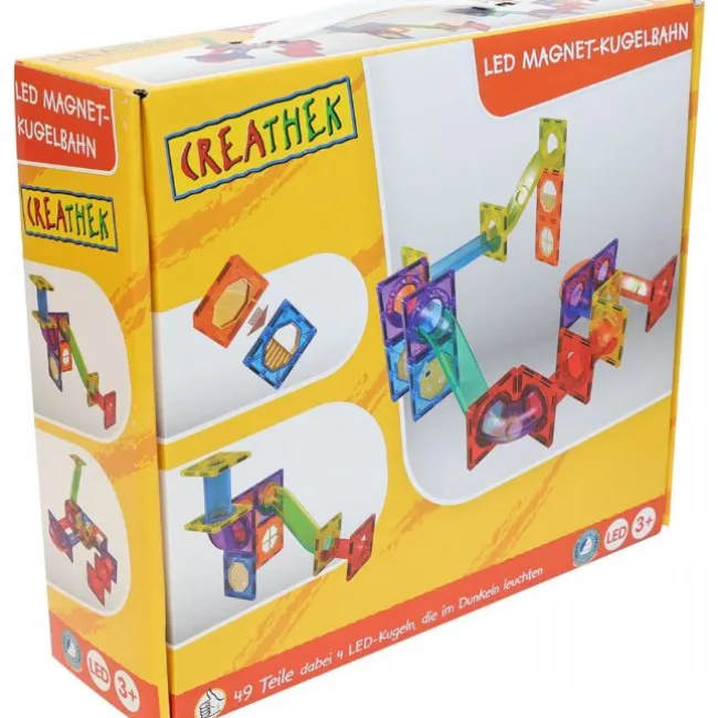 Magnetisk LED Kuglebane med 49 Dele