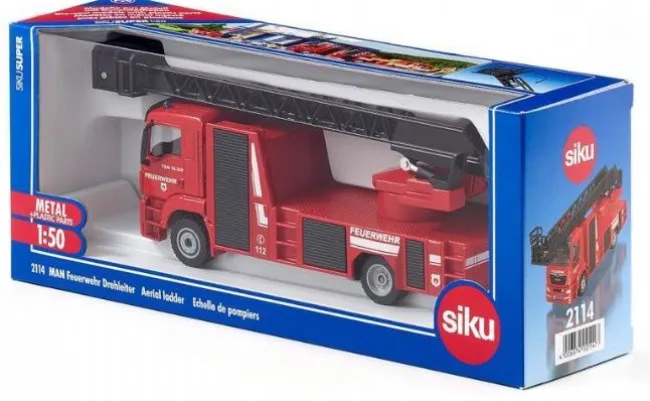 MAN Brandbil m. brandstige 1:50