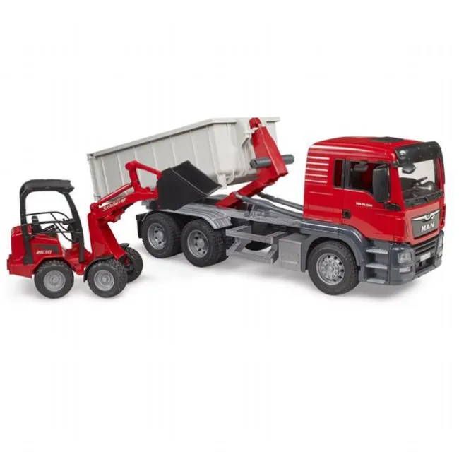 MAN TGS Lastbil med Roll-off Container