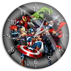 Marvel Avengers Black Analogt Vægur