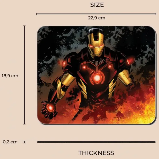 Marvel Iron Man Musemåtte