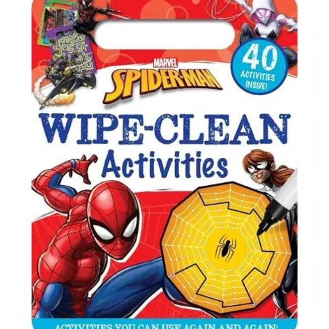 Marvel Spiderman Wipe-Clean Aktivitetsbo