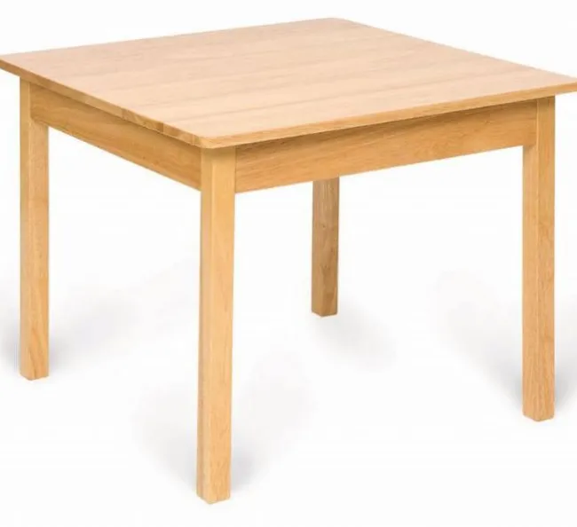Massivt børnebord - Naturlig