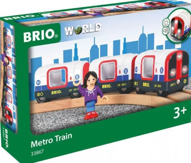 Metrotog med lys og lyd
