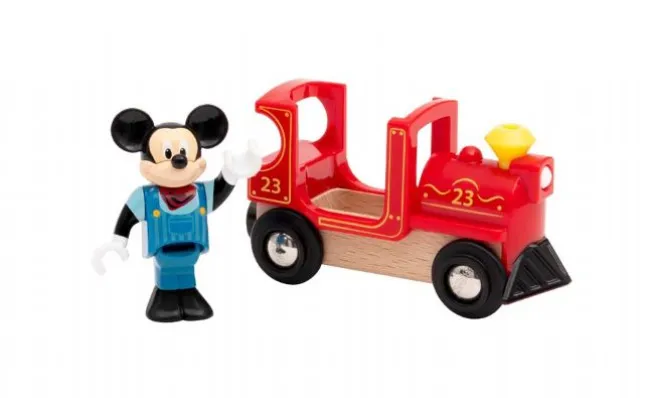 Mickey Mouse og lokomotiv