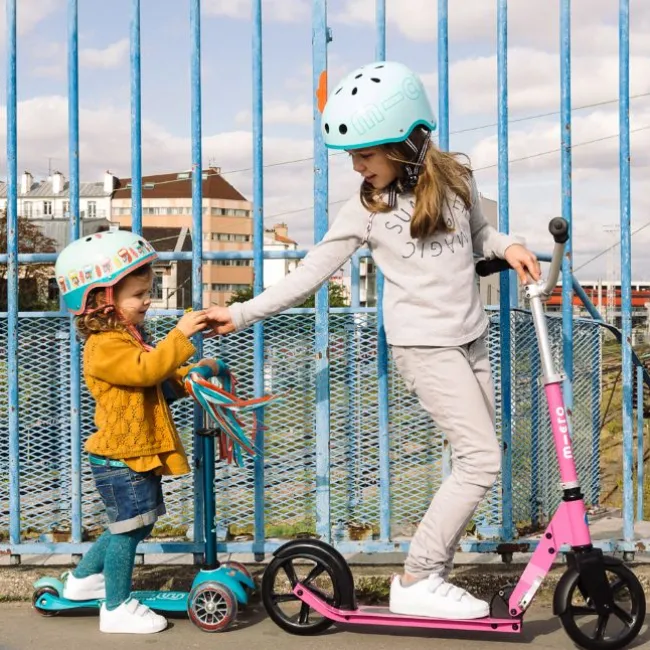 Micro Mini Deluxe Løbehjul, lyseblå