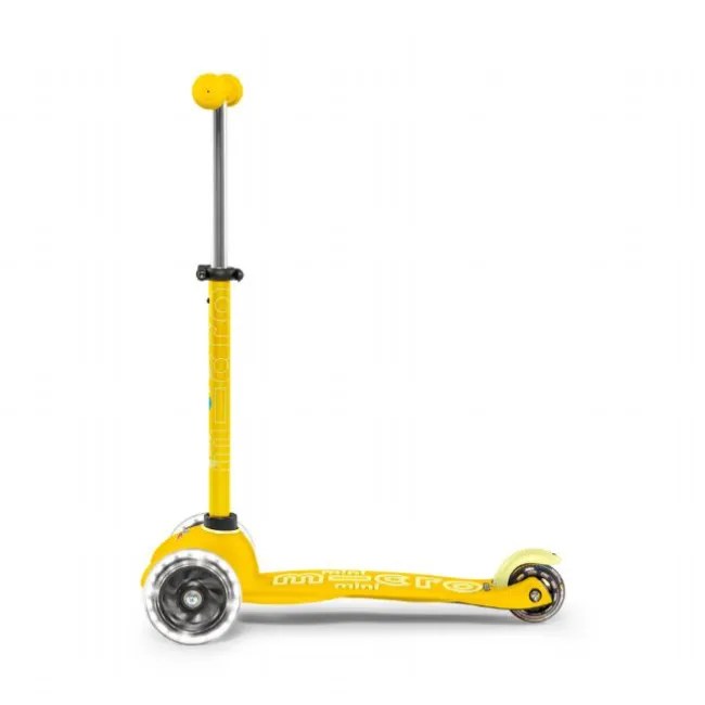 Micro Mini Deluxe LED Løbehjul, gul
