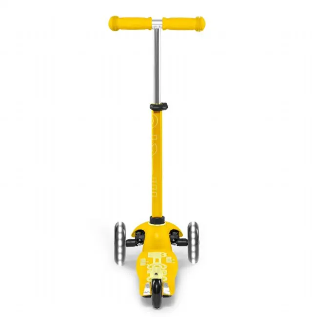 Micro Mini Deluxe LED Løbehjul, gul