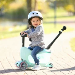 Micro Mini2go Deluxe+ Løbehjul, lyserød